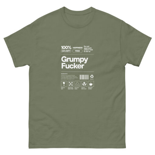 Grumpy Fucker Label T-shirt