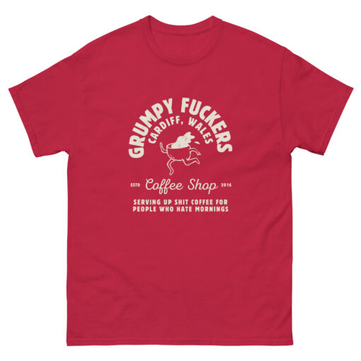 Grumpy Fuckers Coffee Shop retro T-shirt - Image 9