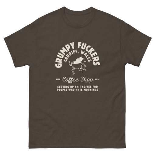 Grumpy Fuckers Coffee Shop retro T-shirt - Image 7