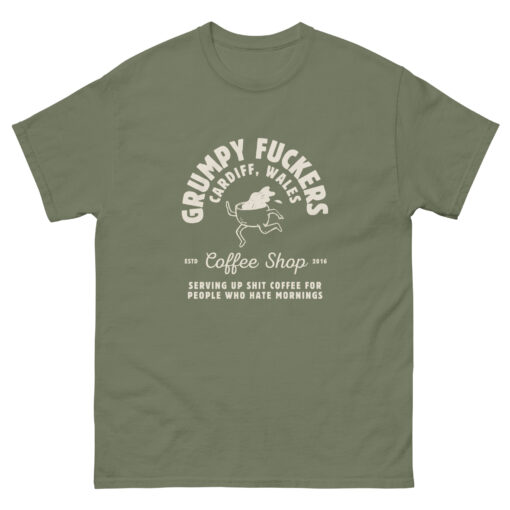 Grumpy Fuckers Coffee Shop retro T-shirt - Image 15