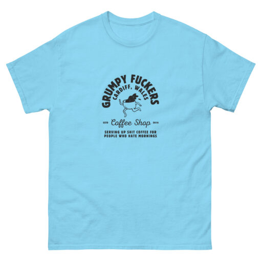 Retro Grumpy Fuckers Coffee Shop Tee - Image 11