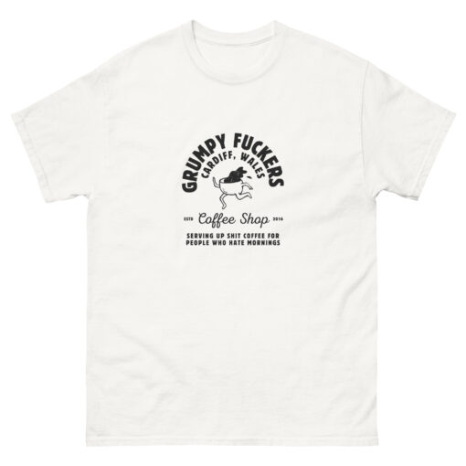 Retro Grumpy Fuckers Coffee Shop Tee - Image 17