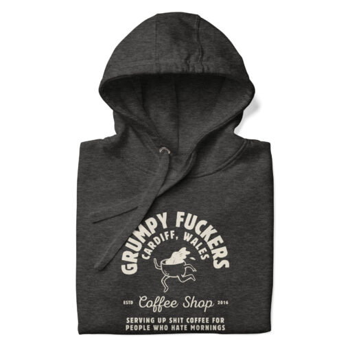 Retro Grumpy Fuckers Coffee Shop hoodie - Image 4