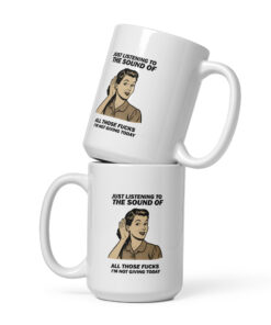 White 'Just Listening' Mug